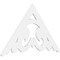 Ekena Millwork Pitch Preston Architectural Grade PVC Gable Pediment, 48"W x 28"H x 1"P (14/12) GPP048X028X100PRE - alternate 1